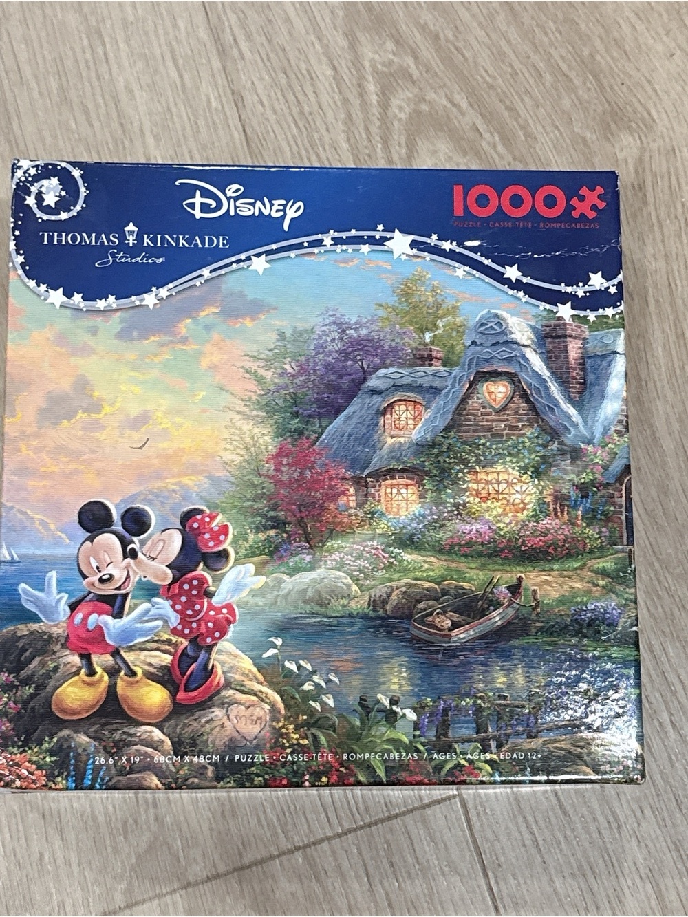Disney Thomas Kinkade 1000-Piece Puzzle - Blue, Red, Yellow